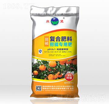 柑橘專用弱堿復(fù)合肥料-眾望