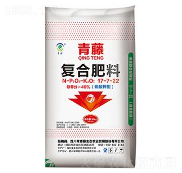 青藤?gòu)?fù)合肥料17-7-22-美豐化工