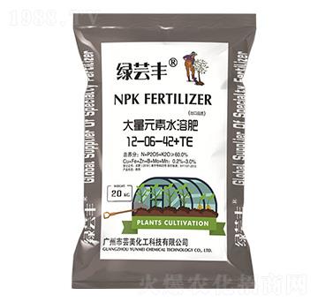 高鉀型大量元素水溶肥12-06-42+TE-綠蕓豐-創(chuàng)信聯(lián)豐
