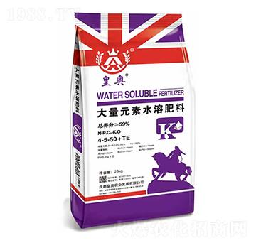 大量元素水溶肥4-5-50+TE-皇奧