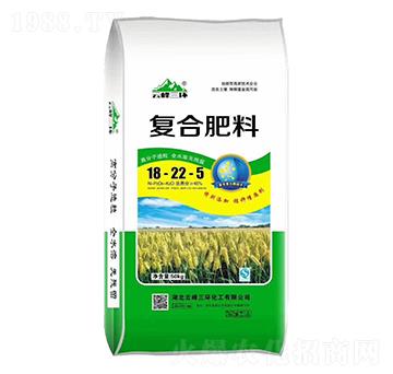 高分子造粒復合肥料18-22-5-云峰三環(huán)