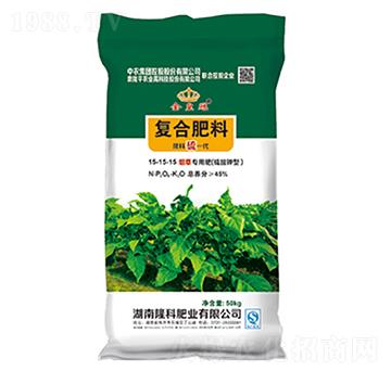 金皇冠牌復合肥（煙草專用肥）15-15-15-隆科農(nóng)資