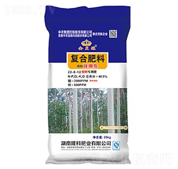 金皇冠牌鋅硼友復合肥（桉樹專用肥）20-8-12-隆科農資