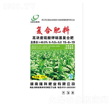 隆科牌高濃度硫酸鉀硝基復(fù)合肥15-6-19-隆科農(nóng)資