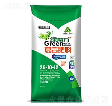 40kg復(fù)合肥料26-10-12-綠魔力-愛爾法
