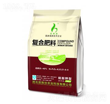 45%硫酸鉀復(fù)合肥27-9-9-宜施壯