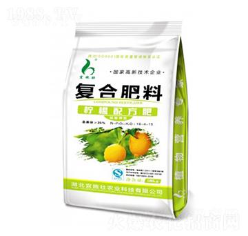 檸檬配方復合肥料16-4-15-宜施壯