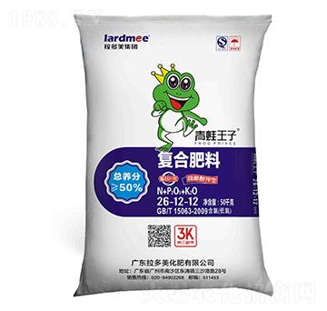 玉米專用復(fù)合肥料26-12-12-青蛙王子-拉多美