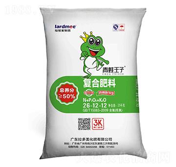 25KG玉米專用復合肥料26-12-12-青蛙王子-拉多美