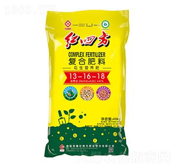花生專(zhuān)用營(yíng)養(yǎng)配方復(fù)合肥料13-16-18-紅四方