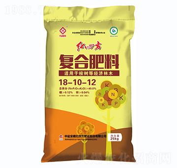 經濟林木適用復合肥料18-10-12-紅四方