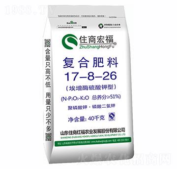 埃增酶硫酸鉀型復(fù)合肥料17-8-26-住商國際