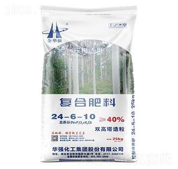 桉樹適用雙高塔造粒復(fù)合肥料24-6-10-余華強-華強化工集團