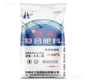 雙高塔造粒復合肥料25-14-6-余華強-華強化工集團