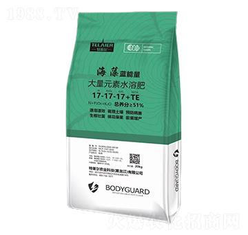 大量元素水溶肥料17-17-17+TE-海藻藍(lán)能量-特萊爾-中農(nóng)