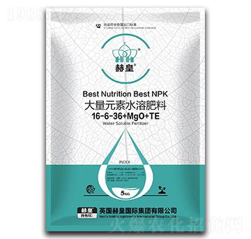 大量元素水溶肥料16-6-36+MgO+TE-赫皇-森正達生物