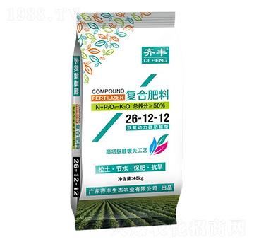 高塔脲醛緩失復合肥料26-12-12-齊豐農業(yè)