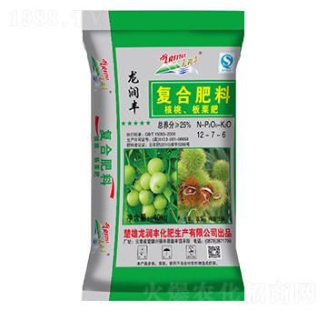 核桃、板栗復(fù)合肥料12-7-6-龍潤豐